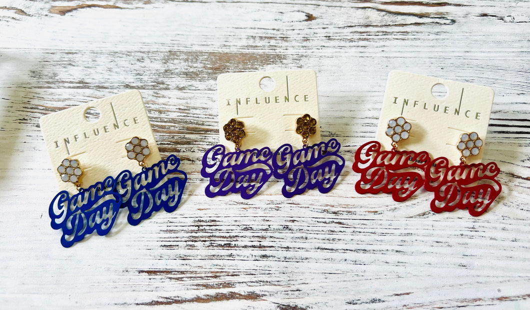 Game Day Post Back Earrings