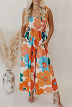 Load image into Gallery viewer, Floral Smocked Pocketed Maxi Dress
