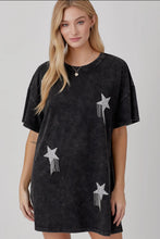 Load image into Gallery viewer, Star Patch Tshirt Dress
