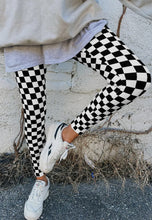 Load image into Gallery viewer, B/W Checkered Leggings
