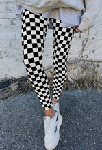 Load image into Gallery viewer, B/W Checkered Leggings
